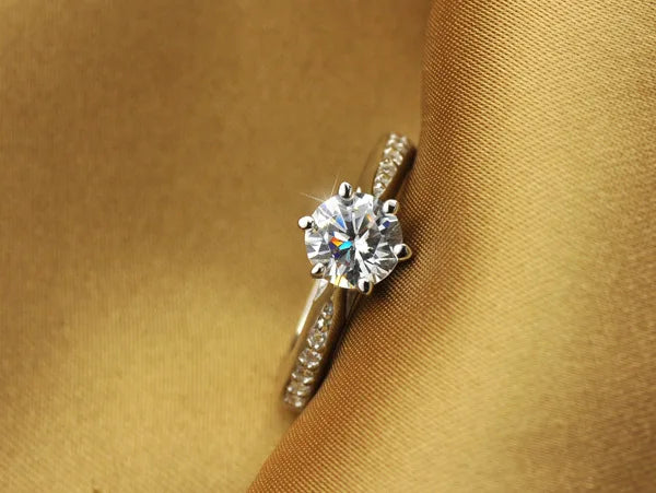 Classic Solitaire Sterling Silver Ring