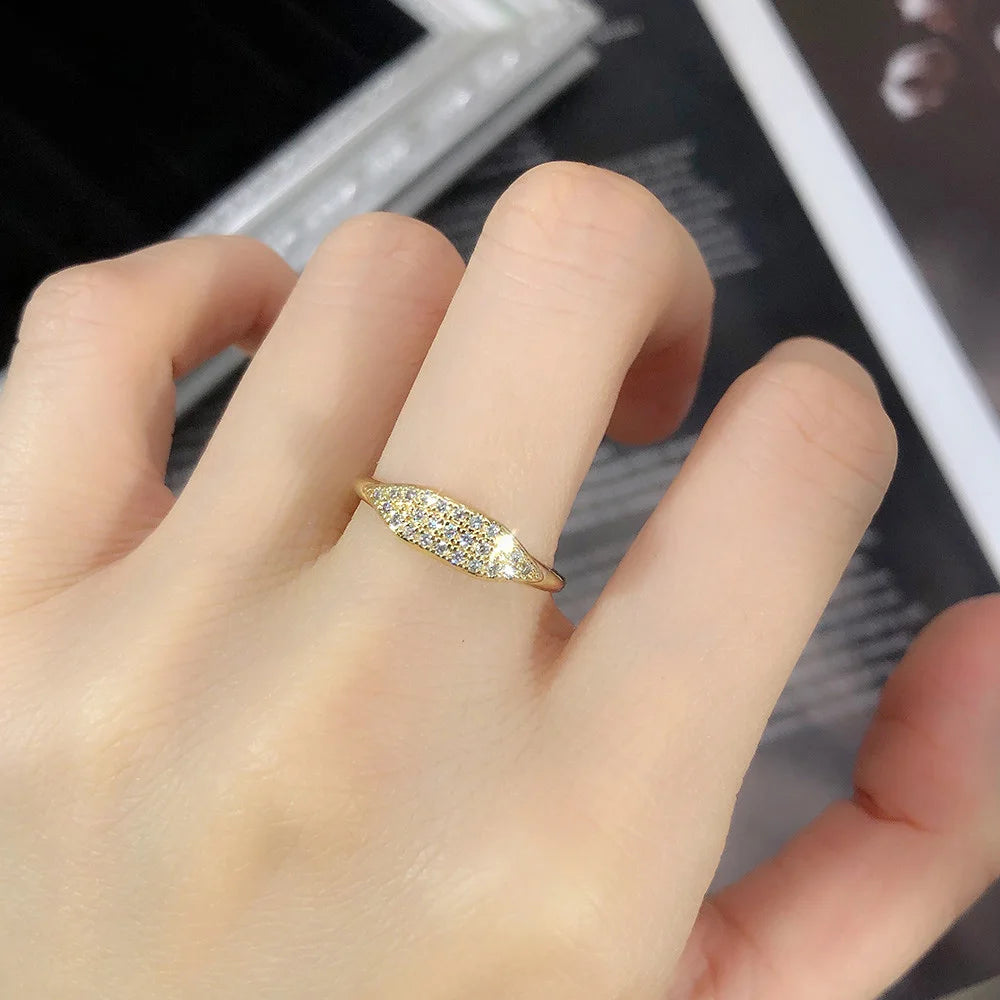 Dainty Zirconia Stacking Ring