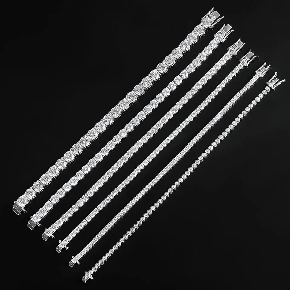 Zeedia Lumière Tennis Bracelet | Moissanite 925 Sterling Silver