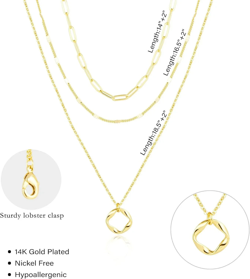 Lucky Clover Gold Necklace ✨