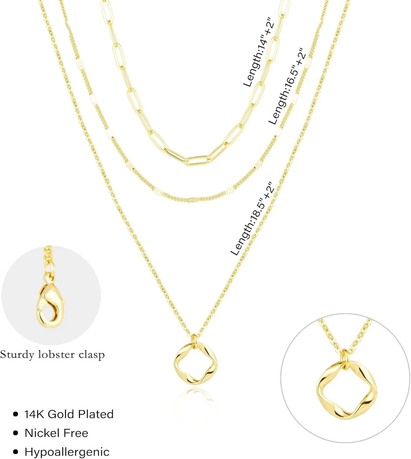 Lucky Clover Gold Necklace ✨