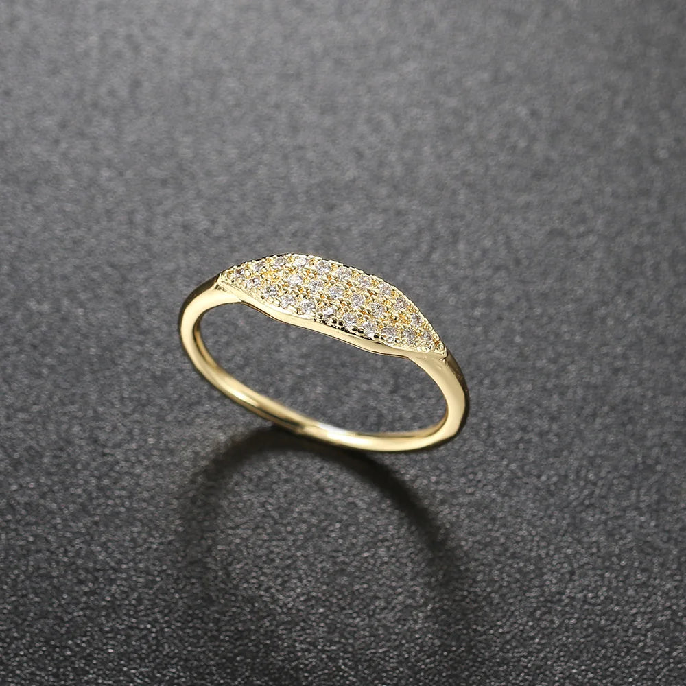 Dainty Zirconia Stacking Ring