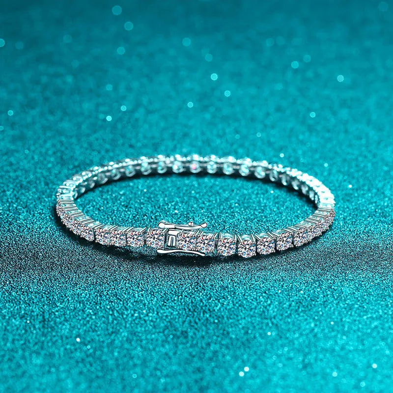 Zeedia Lumière Tennis Bracelet | Moissanite 925 Sterling Silver