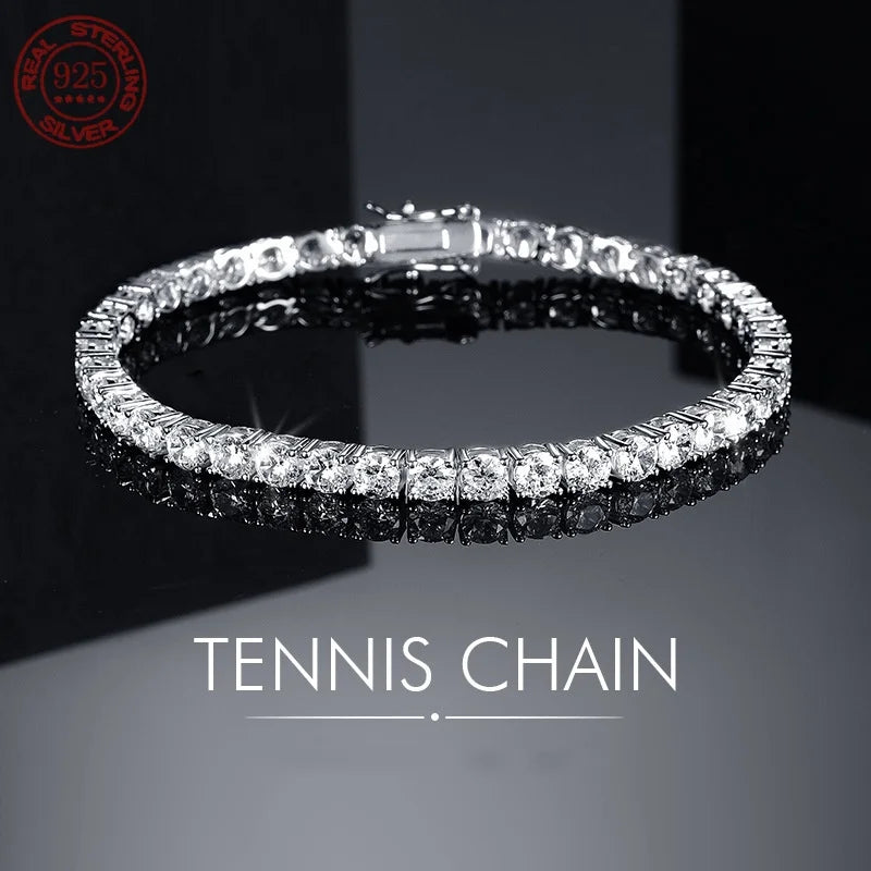 Zeedia Jewelry Luxury Tennis Bracelet – Premium Cubic Zirconia, Elegant Unisex Bracelet for Men & Women