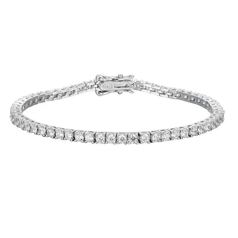 Zeedia Lumière Tennis Bracelet | Moissanite 925 Sterling Silver