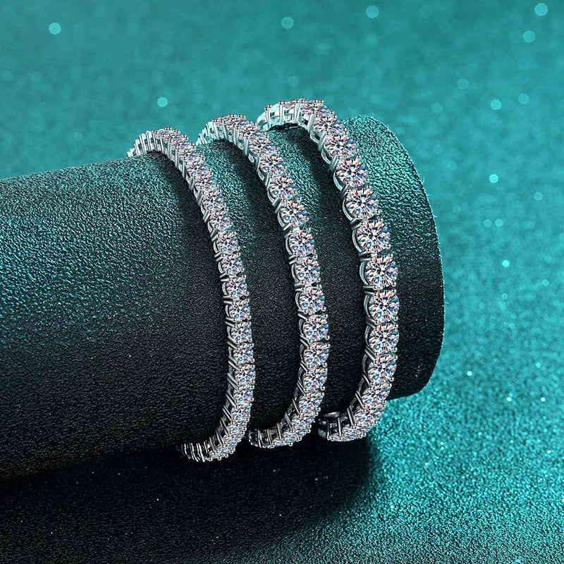 Zeedia Lumière Tennis Bracelet | Moissanite 925 Sterling Silver