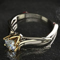 Luxury 18K Gold Moissanite Ring — Real Natural Stone | Perfect Gift for Her