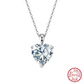 Zeedia Amore Heart Necklace | Moissanite 925 Sterling Silver