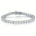Zeedia Jewelry Luxury Tennis Bracelet – Premium Cubic Zirconia, Elegant Unisex Bracelet for Men & Women