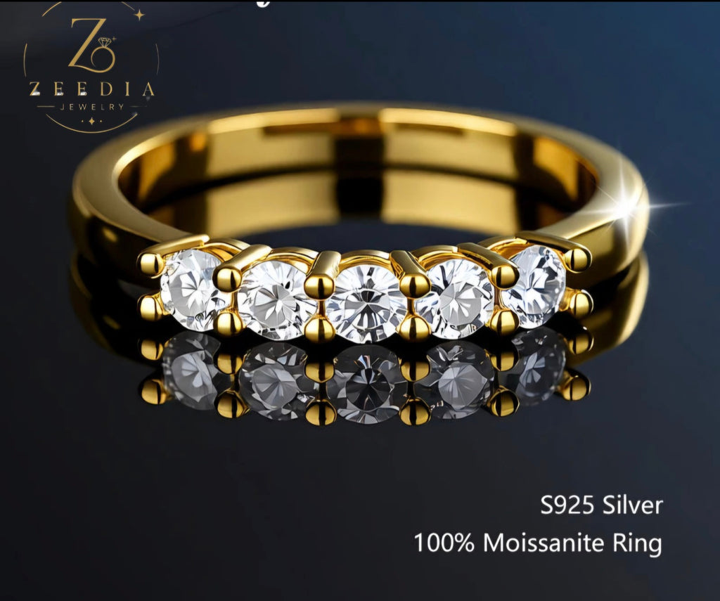 ZeediaJewelry ™ Moissanite Ring — 100% Real D VVS1 | Sterling Silver 925